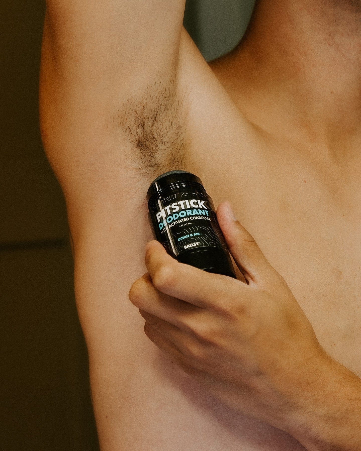 Pitstick Activated Charcoal Natural Deodorant