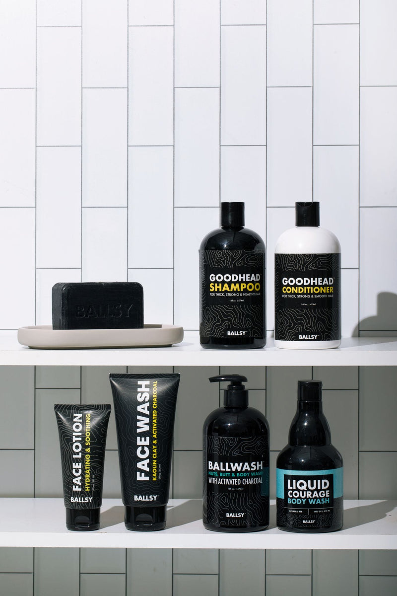 Ballsy the Makers of Ballwash - Men's Activated Charcoal Body Wash